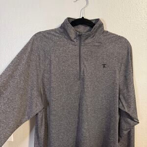 Panhandle Western Athletic Gray 1/4 Zip Pullover Men's Size M